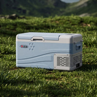 Portable Car Refrigerator 12v Car Fridge with Adapter 24v Compressor Fridge Electric for Travelers, Campers, Road Trips, Camping, Rv