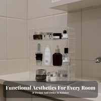 Narrow Cabinet Insert Space-Saving Cosmetic Holder Easy to Clean for Gift Givers