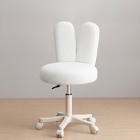 Rolling Stool with Backrest Height Adjustable Swivel Stool with Backrest Padded Furniture for Makeup Artists