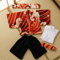 Japanese Doll Clothes Set Elegant Doll Kimono Set Cute Toy Clothing