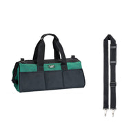 Multi-Pocket Electrician Tool Bag Large Capacity Hard Bottom Tool Bag Wear-Resistant for Mechanics, Construction