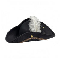 Flannel Pirate Hat Lace Trim Headwear Soft
