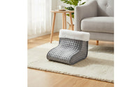 Electric Foot Warmer Soft Foot Warmer Boot Quilted Heated Boot for Home, Office