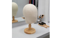 Mannequin Head with Stand Pedestal-Mounted Hat Display Stand Professional Hat Display Head for Shop Owners
