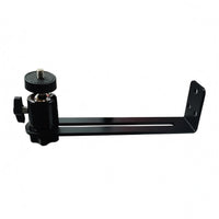Wall Mounted Display Device Holder Bracket Slotted Arm Single Hole Display Device Holder Mount in Black