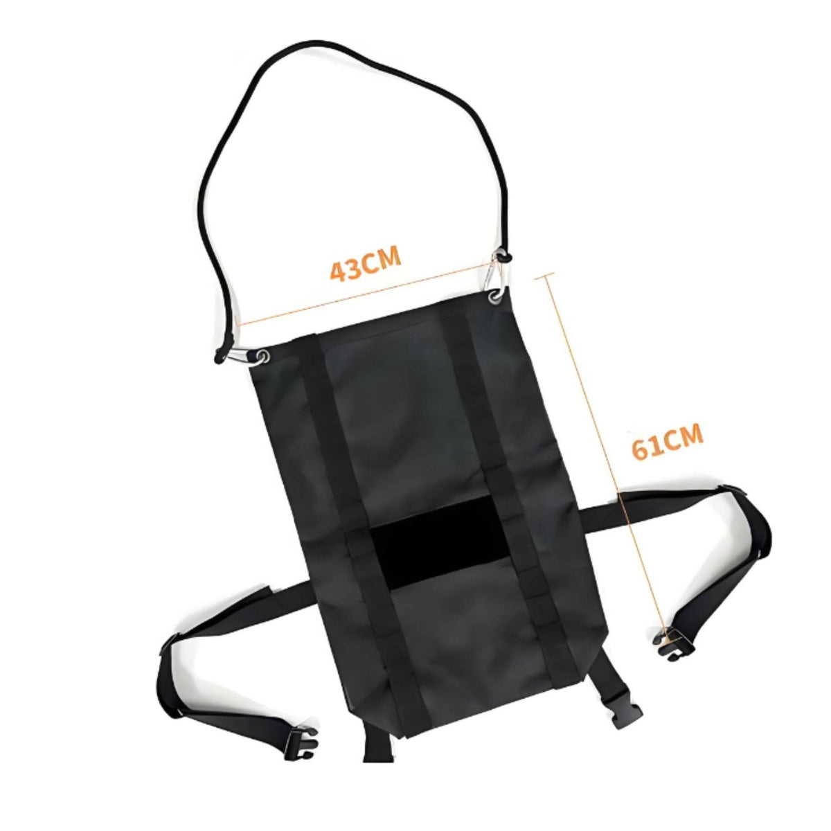 Adjustable Straps Spare Tire Trash Bag Large Capacity Spare Tire Storage Bag Heavy Duty Automotive Accessory Easy Attachment for Overlanding