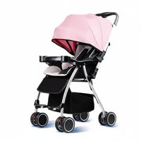 Lightweight Baby Stroller Single-Hand Fold Reversible Seat Stroller Portable
