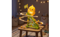 Electric Duck Climbing Stairs Toy Interactive Stair Climbing Toy with Ducks Play Set Battery Operated Musical for Toddlers