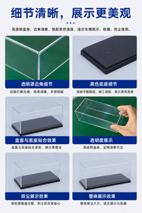 Acrylic Display Box Transparent Model Case Dust Cover for Figures and Cars