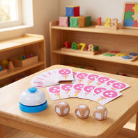 Wooden Matching Game Natural Wood Toy Problem-Solving for Preschoolers