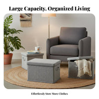 foldable Frame storage bin Foldable Design Closet Organizer Stackable for Dorm Room