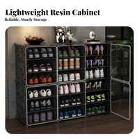 Dust-Proof Multi-Tier Shoe Rack Easy Assembly Multi-Tier Shoe Storage Large Capacity Space-Saving for Students, Homeowners, Entryway, Hallway, Dorm Room, Bedroom