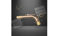 24.5mm Brass Saxophone Neck Good Ventilation altos Saxophone Breath Channel Tight Musical Instrument Part for Saxophonists, Performance