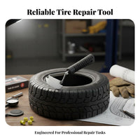 Easy to Operate Tire Repair Scraper Portable Tire Cleaning Scraper Long-Lasting for Auto Shop, Garage