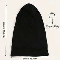 silk-like Lined Bonnet for Women, Adjustable Long Tail Cap for Curly Hair, Soft Modal Night Hat, Large Size Head Covering for Sleeping