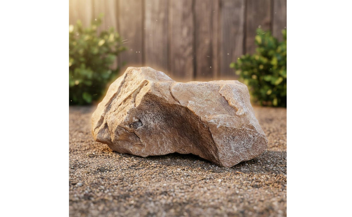 PU Foam Simulation Rock Easy to Install PU Foam Fake Rock Fake Rockery Stone Long-Lasting Lightweight Decorative Boulder