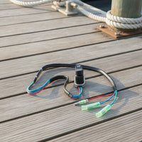 Long-Wearing Outboard Power Trim Tilt Switch High-Quality Outboard Trim and Tilt Switch Compact Wired for Cockpit