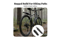 2 Pieces Mountain Bike Fenders Thickened Material Front and Rear Bike Mudguards Mountain Bike Mud Flaps Long-Lasting