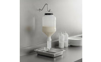 Wide Mouth Refill Inverted Press Bottle Hanging Sauce Dispenser for Commercial Kitchen