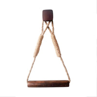 Rope Toilet Paper Holder Handmade Rustic Toilet Roll Hanger for Restroom