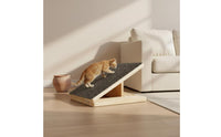 Increased Traction Adjustable Wooden Pet Ramp Sturdy Construction Adjustable Pet Ramp for Small Dogs