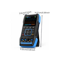 3 in 1 twoChannel Oscilloscope 10 MHz Bandwidth Digital Multimeter 50 MS/s Sampling Waveform Generator 9999-Count