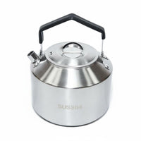 Portable Camping Kettle Stainless Steel Camping Kettle Anti-Scald Handle Portable Campfire Teapot for Campers, Hikers
