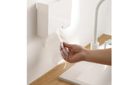 No-Drill Wall-Mounted Storage Box Space-Saving Wall-Mounted Dispenser Box Easy to Take out Open Front for Bathroom, Kitchen, Living Room