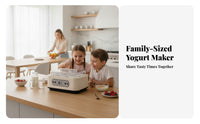 Automatic Yogurt Maker Light Beige Finish Temperatureregulated Yogurt Maker Timer Kitchen Appliance