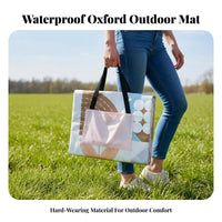 Moisture-Proof Foldable Picnic Mat Waterproof Foldable Outdoor Mat Easy to Carry Camping Equipment Lightweight for Campers, Families, Picnics, Park Outings, Beach Trips, Backyard