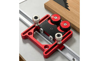 Pressure Guide Adjustable Workshop Guide with Rollers Hardware for Woodworkers, Carpenters, Table Slicing Tools, Router Tables
