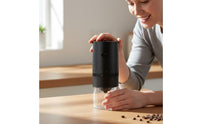 Portable Electric Coffee Grinder Transparent Powder Container Universal Serial Bus Replenishable Coffee Grinder Automatic