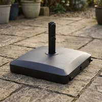 Patio Umbrella Base Square Wheeled Umbrella Base Wheels Outdoor Accessory