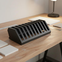 Tile Sample Display Rack Keeps Samples Organized Tile Display Rack Compact Floor Layout Sample Holder for Industry Show, Retail Store