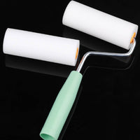 Even Finish Sponge Paint Roller Easy Cleanup Foam Roller Brush Run-Resistant-Resistant Wall Painting Supplies Kit Ergonomic Handle for DIYers, Home Renovation, Craft Projects