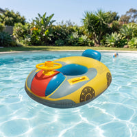Inflatable Sitting-in Car Cute Young Child Pool Swim Aid with Seat Buoyant