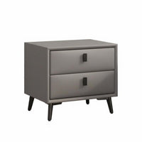 Minimalist design Two-Drawer End Table Modern Design Nightstand Space-Saving Storage Furniture space-efficient Size for Apartment Dwellers, homeowners, Bedroom, Small areas, Dorm Room, Entryway