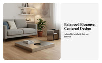 Italian design aesthetic dual-level Square End Table Minimalist lifedesign aesthetic design Room Furniture Luxury Feel Designer Inspired for Modern Homeowners, Apartment Dwellers, Adults, Small areas, Lounge Area, Home