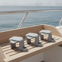 4 Pieces Boat Fender Clips Hangers for Rail Compact Guard Clip One-Piece Hardware for Boats