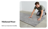 Thickened Floor Leather Wear-Resistant PVC Floor Sheet Easy to Install Roll-out Flooring for DIY Enthusiasts, Families, Living Room, Bedroom, Washroom