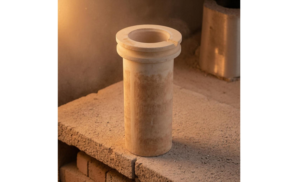 Ceramic Crucible Flanged Boarder Metal Melting Crucible Melt Pot for Foundry
