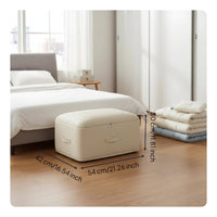Quilt Compression Bag With Handles Comforter Storage Bag Dampness-Resistant Comforter Storage Organizer for Under Bed