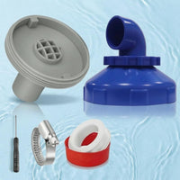 32 Mm Rotating Outlet Elbow Nozzle Angled Swimming Pool Nozzle Fitting Threaded Rotatable Pool Return Jet Plastic