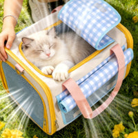 Pet Carrier Bag Breathable Soft-Sided Pet Carrier Secure for Small Dogs