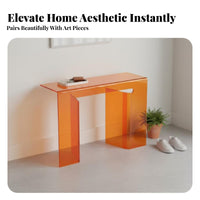 Light Luxury aesthetic Narrow Console Table Modern Design Water Ripple Accent Table Minimalist Aesthetic Hallway Stand Slim silhouette for Apartment Dwellers, Interior Designers, Homeowners, Entryway, Living Room, Behind Sofa, Bedroom
