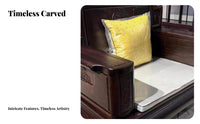 Chinese design Design Ornately Carved Couch set All-Season Use Multi-Piece Couch Set robust Construction Living Room Furniture Sturdy frame for Homeowners, Cultural admirers, Apartment Dwellers, Formal Sitting Area, Reception Hall, Home, Office