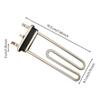 U-Bend   Heating Unit Double-Tube Appliance Component Insulated Base