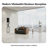 Modern Minimalist Sofa and Coffee Table Combo Executive Design Special-Shaped Couch Set High-End Aesthetic Office Furniture Business Grade for Executives, Clients, Interior Designers, Reception Area, Lobby, Waiting Room