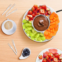 Electric Chocolate Melting Pot with Temperature Control, 25W, 110V/220V