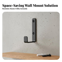 Board Wall Mount Space Saving Board Wall Hanger Surfboard Storage Bracket Versatile Usage Metal Semi-Circular D Hook for Home
